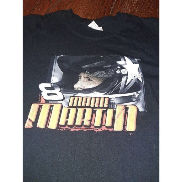 XL Chase Authentics Mark Martin Army Car Short Sleeve Crew Cotton Tee TShirt Top - Picture 2 of 4